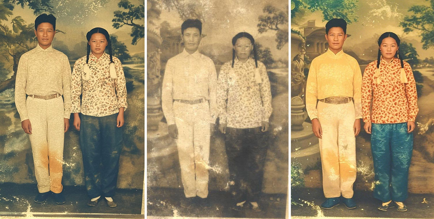 如何用 AI 修复破损的老照片 一键快速修复 还原颜色变高清-10