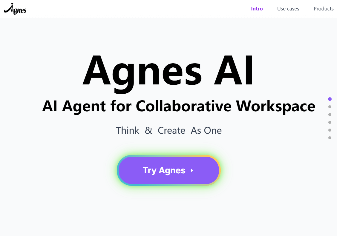 Agnes AI - 专为办公场景设计的团队协作型AI Agent